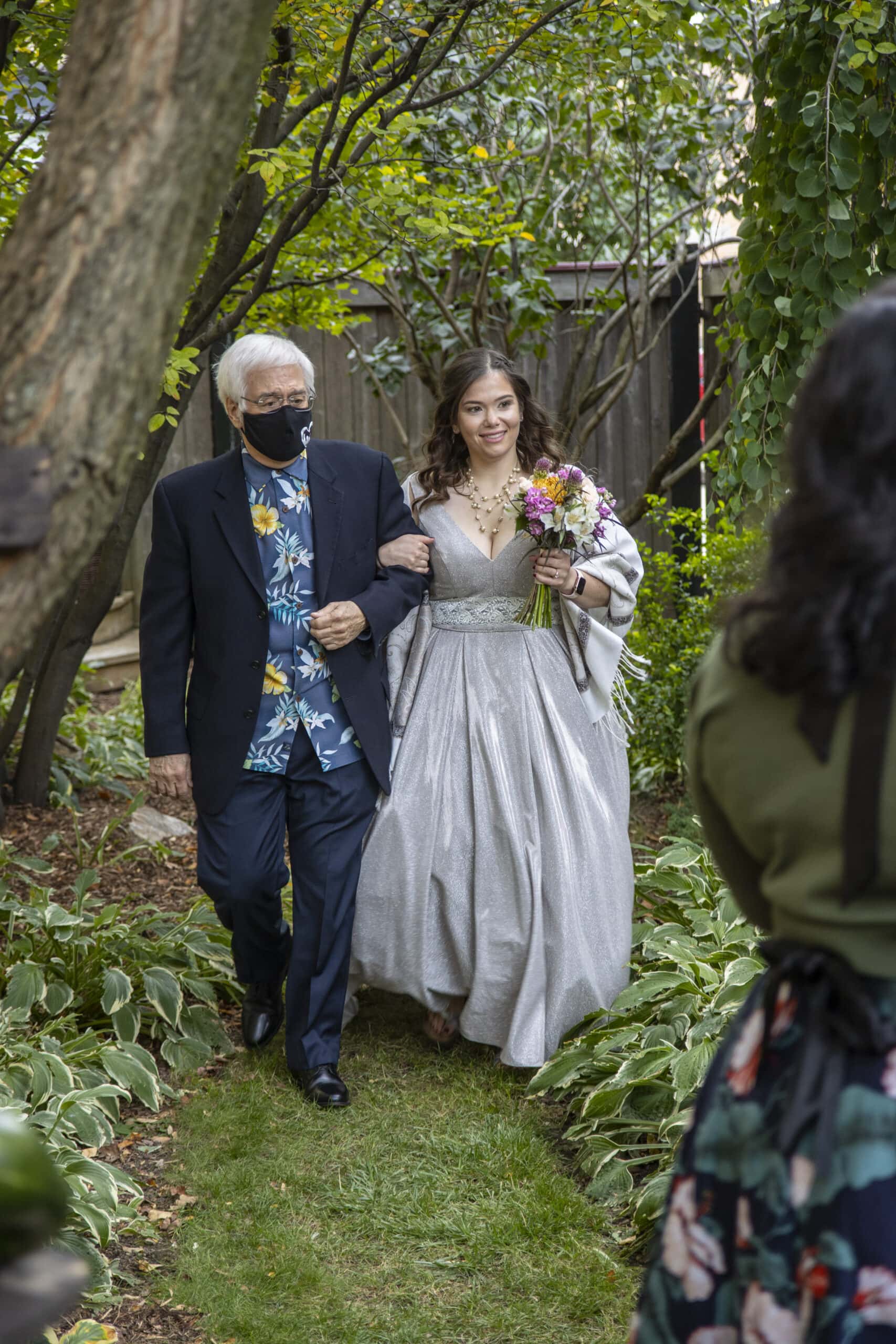 Outdoor Garden Wedding Photography Milwaukee WI